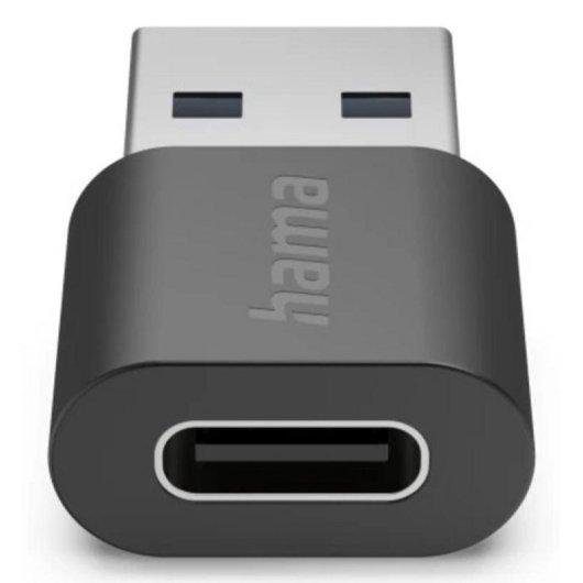 Adaptateur Hama 00200357 USB-A vers USB-C 3.2 Gen 2 Noir