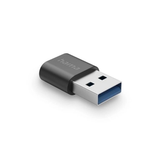 Adaptateur Hama 00200357 USB-A vers USB-C 3.2 Gen 2 Noir
