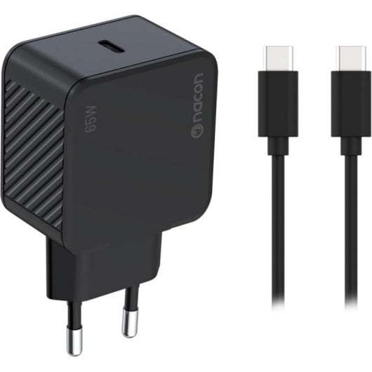 Cargador Nacon XBXROGADAPT65 65 W Power Delivery USB-C Negro portátil