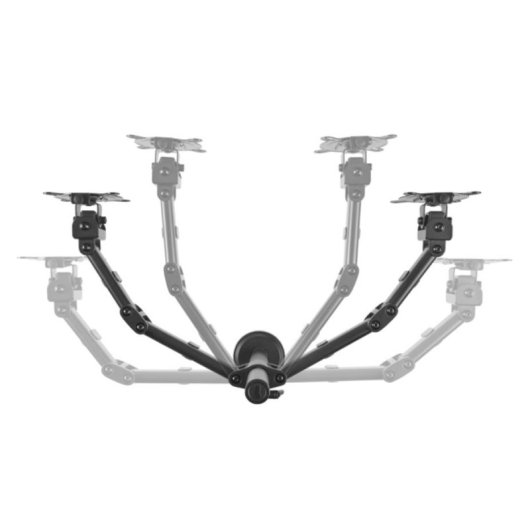 One For All DM 2210 Support Moniteur Double pour Bureau 13 a 30" VESA 75x75 a 100x100 Max 16kg