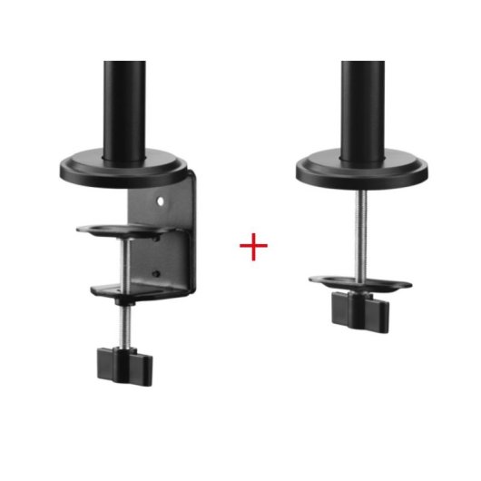 One For All DM 2210 Support Moniteur Double pour Bureau 13 a 30" VESA 75x75 a 100x100 Max 16kg