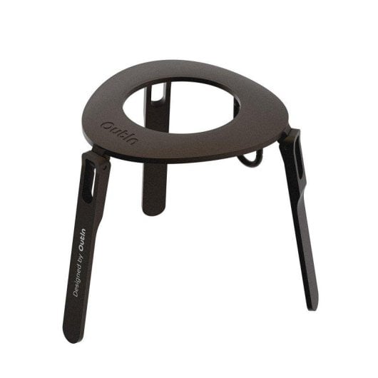 Soporte plegable Outin OU011 aluminio negro ultraligero para cafeteras portátiles