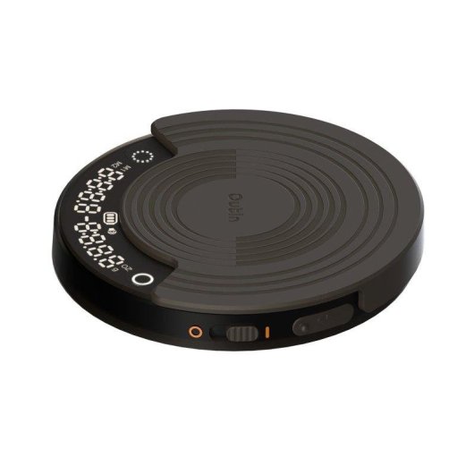 Balança de café Outin Claro Preta Precisão 0,1g Modos Inteligentes