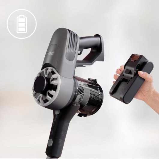 Akku Staubsauger AEG AP31CB21TG 21,6V 40 Min Filter Waschbar 0,5L Schwarz