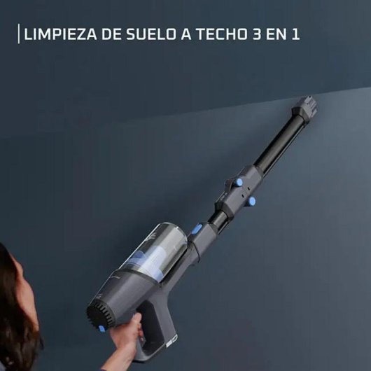 Aspirador sem Fio Rowenta X-Pert 3.60 130W 45min Escova Motorizada 0,5L Cinzento Azul
