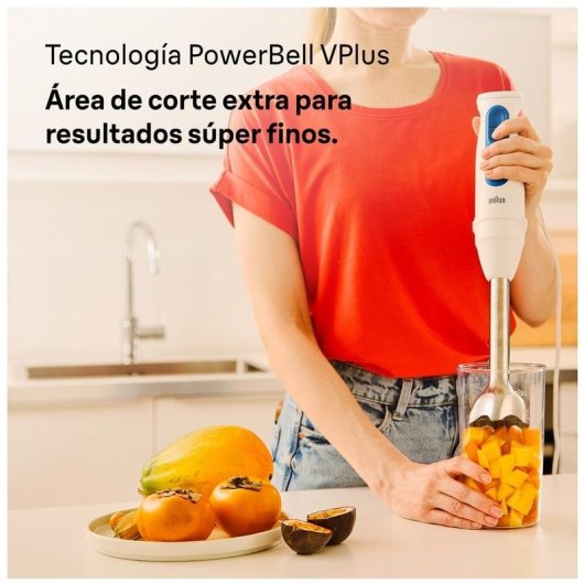 Licuadora Braun MultiQuick 3 MQ30202M 900 W acero inoxidable vaso 0,6 L