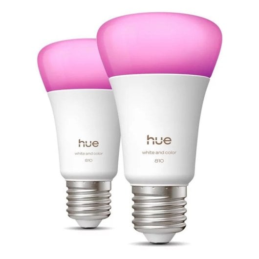 Ampoule intelligente Philips Hue White and Color Ambiance E27 A60 Bluetooth x2