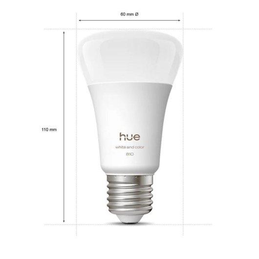 Ampoule intelligente Philips Hue White and Color Ambiance E27 A60 Bluetooth x2