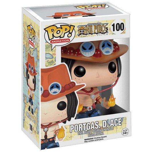 Figure Funko Pop Funko Portgas D. Ace One Piece vinyle 9 cm multicolore