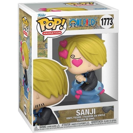 Figure Funko Sanji in Love One Piece vinyle 10,8 cm multicolore