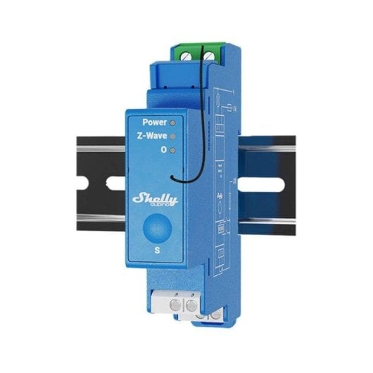 Relais Wi-Fi Shelly Qubino Wave Pro 1 Z-Wave Contrôle éclairage DIN