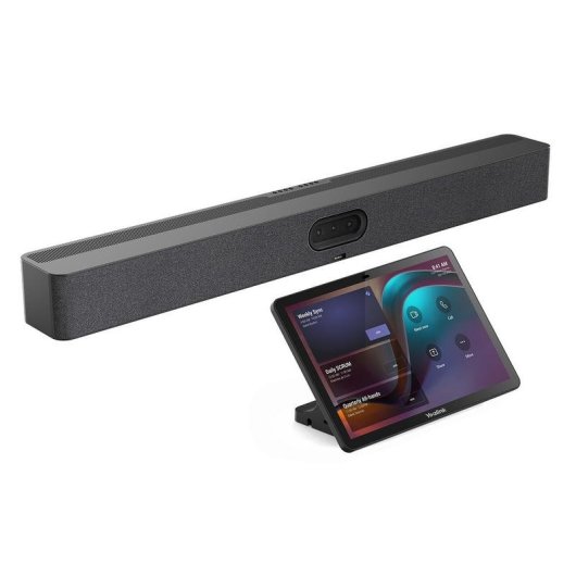 Système de vidéoconférence Yealink A50-031 4K UHD triple caméra 16 micros Wi-Fi Bluetooth