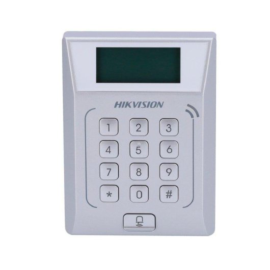 Relais Wi-Fi Hikvision DS-K1T802M Contrôle d'accès Carte MF, PIN, TCP/IP, Argent