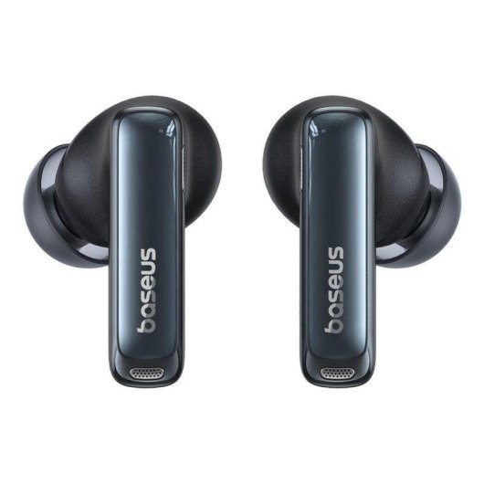 Baseus Bowie M2s kabellose Bluetooth Kopfhörer mit Geräuschunterdrückung, Mikrofon und Display, schwarz