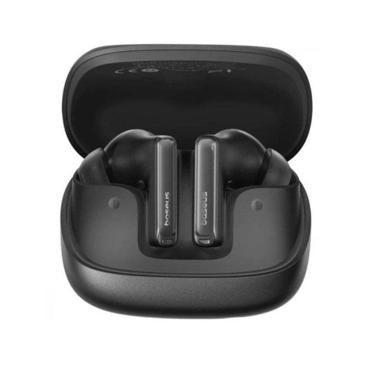 Baseus Bowie M2s kabellose Bluetooth Kopfhörer mit Geräuschunterdrückung, Mikrofon und Display, schwarz