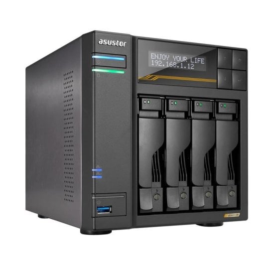 Barebone Asustor AS6804T AMD Ryzen V3C14 16GB DDR5 ECC 4 bay 2x10 GbE 2x5 GbE