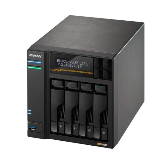 Barebone Asustor AS6804T AMD Ryzen V3C14 16GB DDR5 ECC 4 bay 2x10 GbE 2x5 GbE