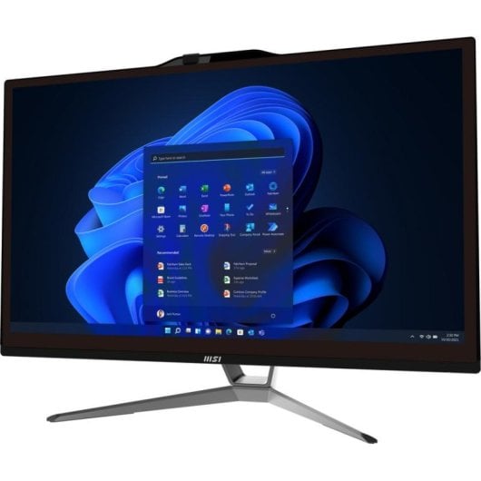 All-in-One MSI PRO AP222T 13M Intel Core i3 8GB 512GB SSD UHD 730 21.5" Senza OS Touchscreen