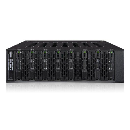 Caja PC ICY DOCK MB873MP-B V2 5.25 Metal Noir 8 baies Ventilateurs