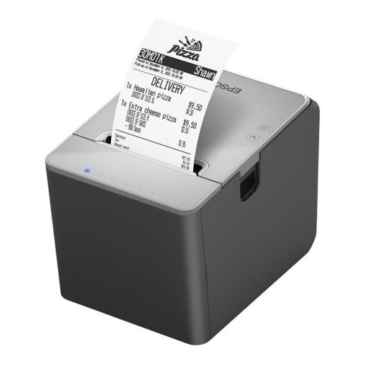 Thermodrucker Wi-Fi und Ethernet Epson TM-L100 80 mm Schwarz