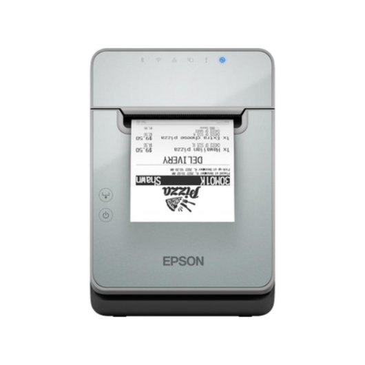 Thermodrucker Wi-Fi und Ethernet Epson TM-L100 80 mm Schwarz