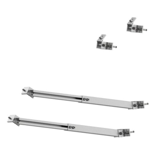 Système de Fixation Ajustable EcoFlow pour panneaux solaires, installation façade, 1,77 kg