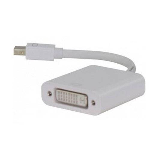 Adaptateur vidéo Genérica Mini DisplayPort DVI-D 0,1 m blanc