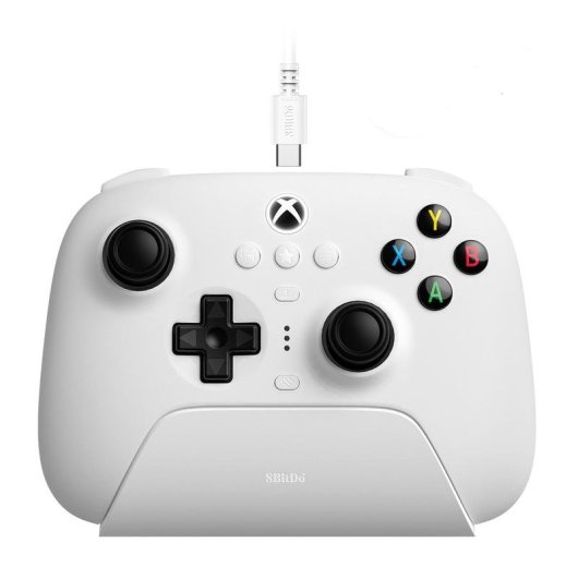 Comando 8Bitdo Ultimate 3-mode Branco Bluetooth USB Multiplataforma