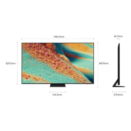 TV Samsung Neo QLED QE65QN85FAUXZT 65" 4K UltraHD 144Hz Smart TV Tizen HDR10+ Dolby Atmos