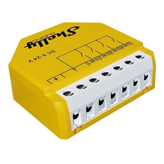 Relais Z-Wave Shelly Qubino Wave i4 DC Contrôle scénarios, 4 entrées, Encastrable