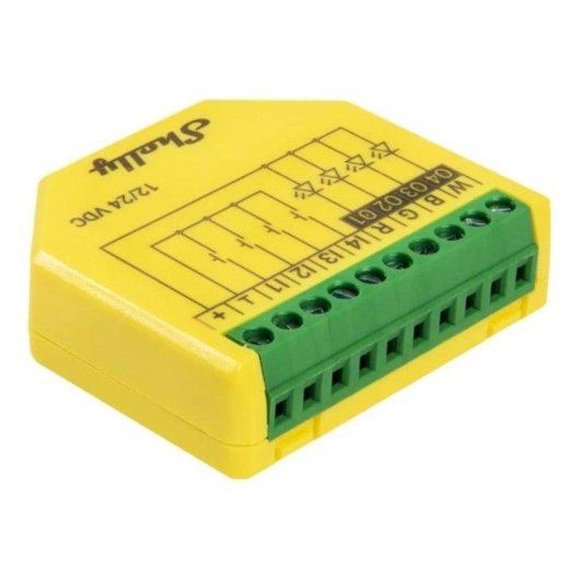 Relais Wi-Fi Shelly Plus RGBW PM Contrôle de l’éclairage, Suivi de l’énergie