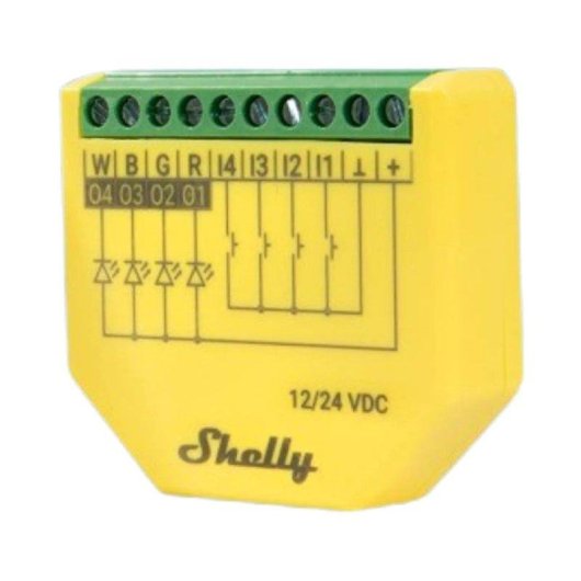 Relais Wi-Fi Shelly Plus RGBW PM Contrôle de l’éclairage, Suivi de l’énergie