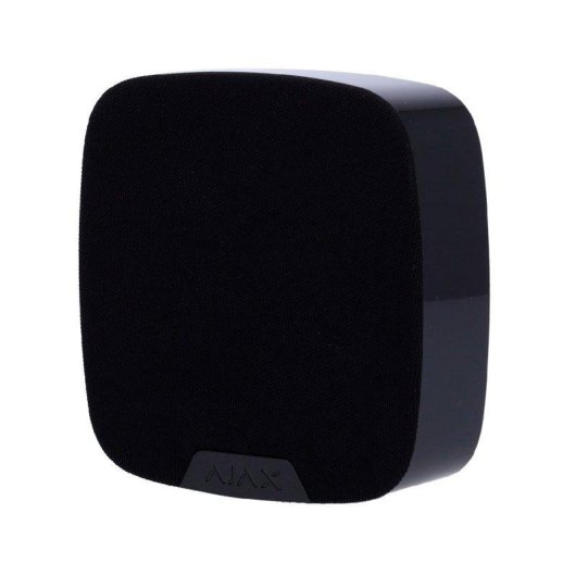 Relais Wi-Fi Ajax Speakerphone Noir Communication bidirectionnelle Sécurité VoRF