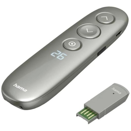 Presentateur laser Hama 00139919 20m batterie rechargeable antracite