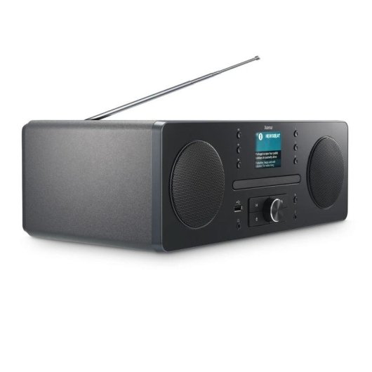 Radio Hama DR1560CBT Bluetooth, DAB+/FM, reproductor CD, pantalla 2.4"