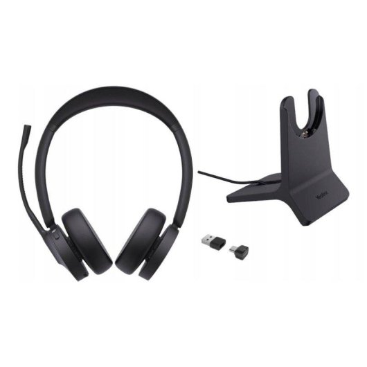 Auriculaires Yealink BH70 sans fil Bluetooth avec Annulation de Bruit, Microphone, Noir