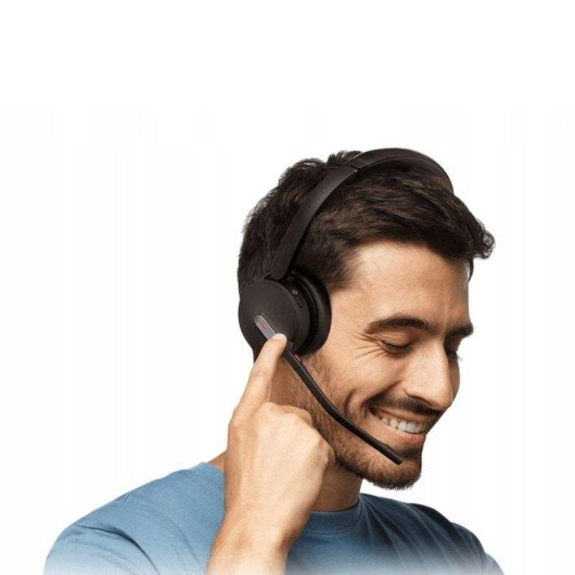 Auriculaires Yealink BH70 sans fil Bluetooth avec Annulation de Bruit, Microphone, Noir