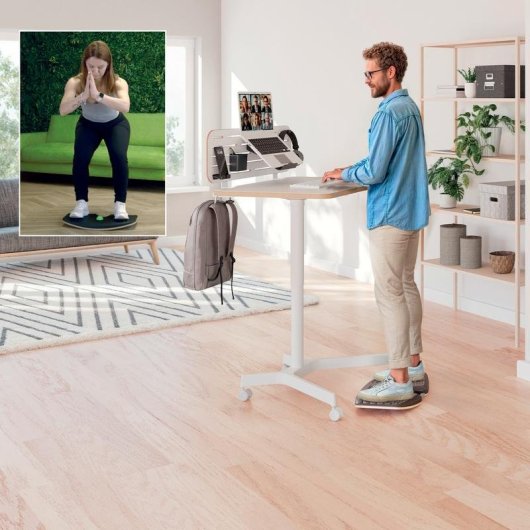 Tavola equilibrio Leitz 65870089 grigio scuro 200 kg angolo -14 a 14