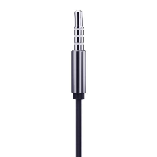Kopfhörer 3MK Jack 3,5 mm kabelgebunden In-Ear mit Mikrofon und Fernbedienung Schwarz