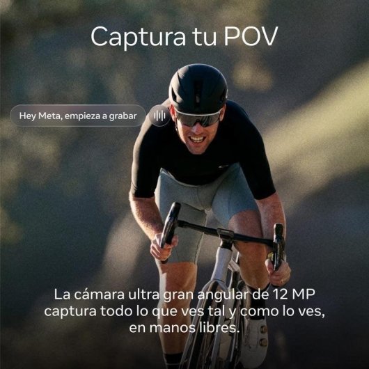 Gafas inteligentes Meta Oakley Vanguard 32 GB Blanco lentes zafiro IA QHD