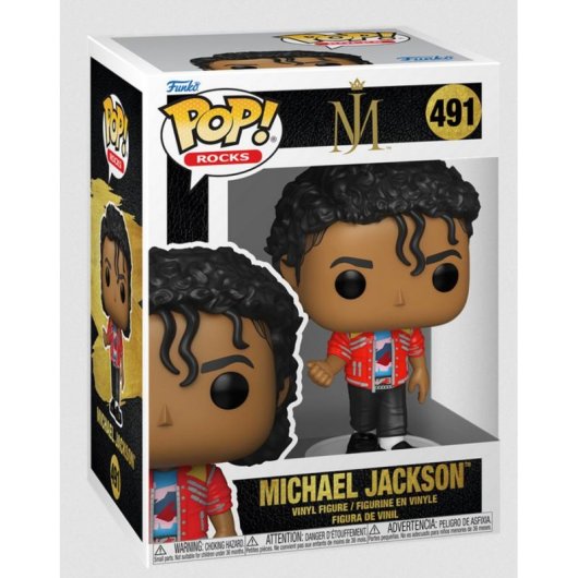 Figurine Funko Michael Jackson Beat It Vinyle 10 cm Multicolore