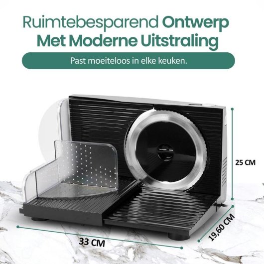 Cortafiambre Emerio MS-125000.1 Acier Inoxydable 100 W Pliable