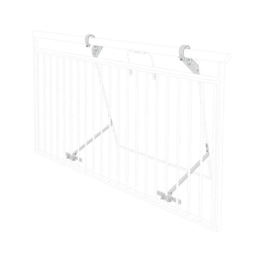 Soporte Solar EcoFlow EFA-BKWLIGHTWEIGHT-W-EU 250W Ligero para Balcón Compatible