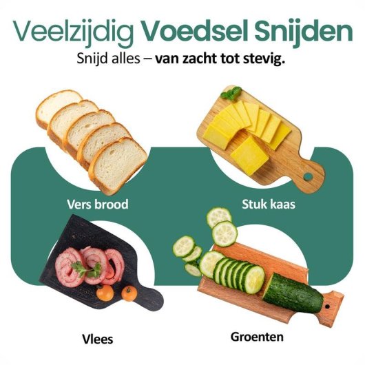 Cortafiambres Emerio MS-125001 110 W grosor regulable cuchilla acero inoxidable