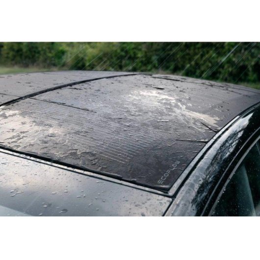 Painel Solar EcoFlow HeatGuard 256W Para Tesla Model 3 Instalação Integrada Resistência Exterior