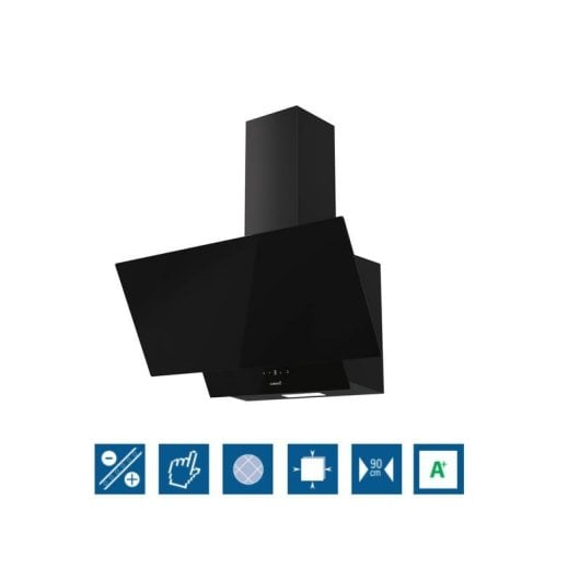 Campana extractora CATA JUNO 7000 GBK Recirculação 70cm com controlo táctil