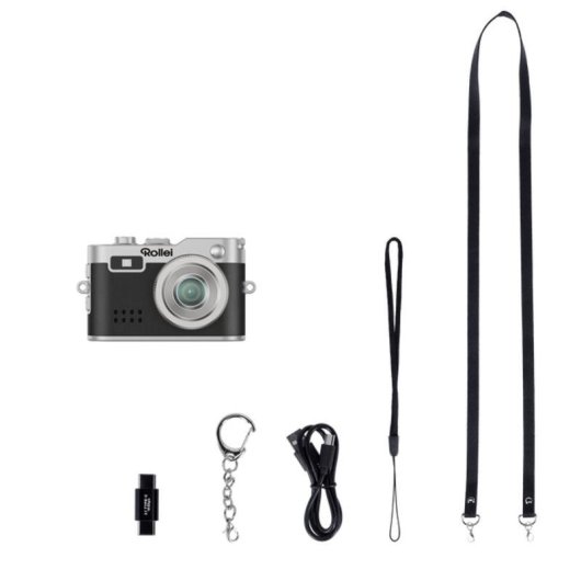 Cámara Compacta Rollei Compactline 12064 2MP Full HD USB-C Negra