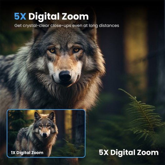 Gafas Visión Nocturna Gtguard N6 1.54" 5x Zoom 1080p Hd Con Ir 3w 2000mah