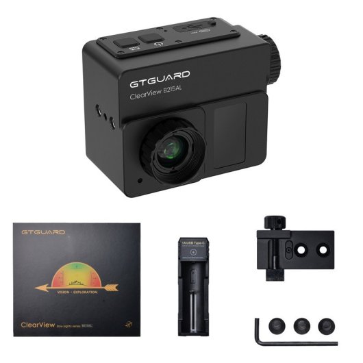 Gafas Visión Nocturna Gtguard B215al 3.2" Lcd Ip65 8x Zoom 32gb