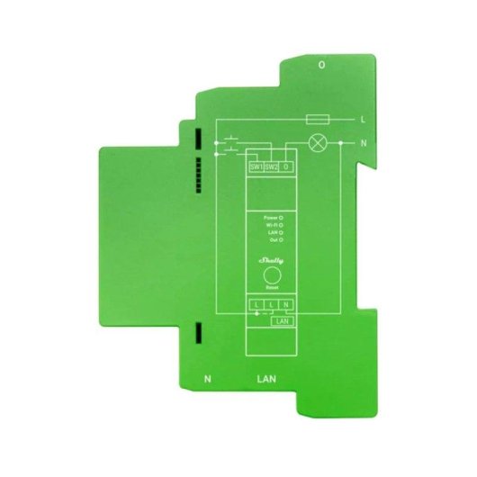 Relais Wi-Fi Shelly Pro Dimmer 1PM Connectivité LAN Wi-Fi Bluetooth Contrôle éclairage DIN